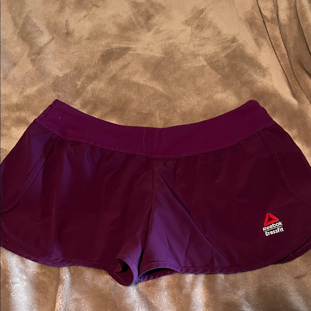 Reebok Women's Athletic Shorts in Deep Purple